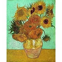 Perfect Effect Canvas ,the Imitations Art DecorativeCanvas Prints Of Oil Painting 'Sunflowers-Vincent Van Gogh,1888', 8x10 Inch / 20x26 Cm Is Best For Foyer Artwork And Home Decoration And Gifts