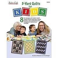 Fabric Cafe 3-Yard Quilts for Kids, White
