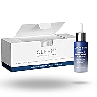 Clean Skin Club Vitamin C Brightening Booster Serum & Clean² Extra Large Face Pads