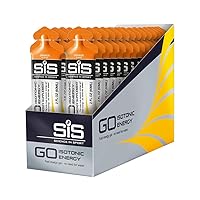 Science in Sport Energy Gel Pack, SIS Isotonic Energy Gel, 22g Fast Acting Carbs, Performance & Endurance Gels, Orange Flavor - 2 Fl Oz (Pack of 30)