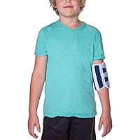 BraceAbility Pediatric Elbow Immobilizer - Arm Restraint Brace and Extension Splint to Keep Arm Straight for Toddlers/Children/Kids (Small)