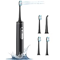 Electric Toothbrush, 3 in 1 Teeth Cleaning Kit with 4 Modes, Portable for Travel