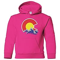 Threadrock Kids Colorado Mountain Youth Hoodie Sweatshirt