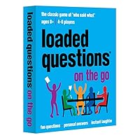 Loaded Questions On The Go, Card Game, Fun Questions, Personal Answers, Instant Laughter, 4 to 6 Players, For Ages 8 and up