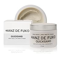 Quicksand – Premium Men’s Hair Styling Wax & Dry Shampoo Combo – High Hold, Ultra Matte Finish – Certified Organic Ingredients, 2 oz.