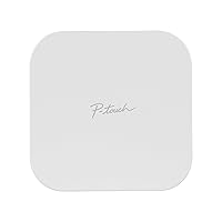 P-Touch Cube Label Maker, Thermal, Inkless Printer for Home & Office, Portable Lightweight, Smartphone Bluetooth Wireless Compatible, Multiple Templates for iPhone & Android, PTP300BT, White