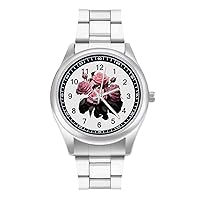 Roses Watch Fashion Simple Wrist Watch Analog Quartz Unisex Watch for Father