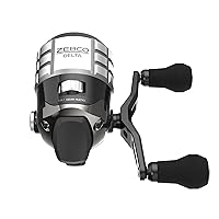 Zebco Delta Spincast Fishing Reel, Instant Anti-Reverse Clutch, All-Metal Gears, Changeable Right- or Left-Hand Retrieve