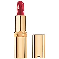 L'Oreal Paris Colour Riche Red Lipstick, Long Lasting, Satin Finish Smudge Proof Lipstick with Hydrating Argan Oil & Vitamin E, Reds of Worth, Respected Red, 0.13 Oz