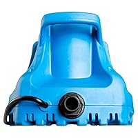 Little Giant APCP-1700 115-Volt, 1/3 HP, 1745 GPH, Automatic, Submersible, Swimming Pool Cover Pump with 25-Ft. Cord, Light Blue, 577301