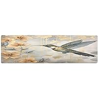 Hummingbird (6) Trivet Table Runner 40 Inches Long Trivet for Hot Pots and Pans/Hot Dishes,Table Protector Heat Up to 230F, Decorative Hot Plates Mat for Kitchen Countertop