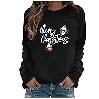 Womens Christmas Fleece Sweater Snowflake Turtleneck Long Sleeve Jumper Holiday Parties Sweaters Tunic Tops