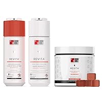 DS Laboratories Revita Shampoo and Conditioner Set & Revita Gummies, Hair Thickening Shampoo and Conditioner to Support Hair Growth & Hair Vitamins for Thicker Hair Growth, Hair Care