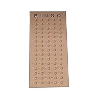 S&S Worldwide Wooden Bingo Masterboard. 15-1/2