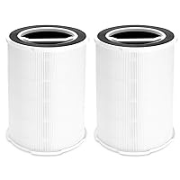 WELOV P200S Air Purifier Replacement Filter 2 Packs, 3-in-1 H13 True HEPA and High-Efficiency Activated Carbon Filter for Pet Hair Dander Smoke Pollen Dust Kitchen Smells Odor
