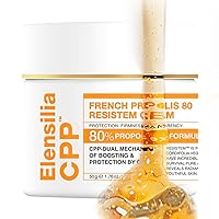 Elensilia CPP French Propolis Cream 1.76 Fl. Oz, Revitalizing and Rejuvenating Antioxidant Cream packed with 80% Propolis Extract, 2% Resistem, 12 Berry Extracts for Dull and Lackluster Skin