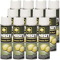 Misty Lemon Peel Air Deodorizing Spray - 10 Ounce (Case of 12) 1001842 - Fresh Lemon Scent