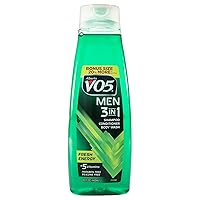 3 in 1 Men's Body Wash Fresh Energy - 15 Oz