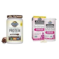 Garden of Life Vegan Protein Powder - 22g Raw Plant Protein, BCAAs, Probiotics & Digestive Enzymes & Dr. Formulated Women's Probiotics Once Daily, 16 Strains, 50 Billion, 30 Count