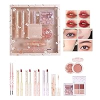 LAMUSELAND All in One Makeup Kit, 8-Piece Women Complete Makeup Kit, a Must-Have Gift Set for Beginners or Professional Makeup Sets Beginners.