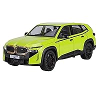 Scale Model Vehicles 1:24 for BMW XM SUV Alloy Die-cast Model Car Sound and Light Toy Car Collection Car Gift Finished Diecast Model (Color : Green)