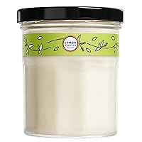 MRS. MEYER'S CLEAN DAY Scented Soy Aromatherapy Candle, 25 Hour Burn Time, Made with Soy Wax and Essential Oils, Lemon Verbena, 4.9 oz
