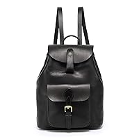 Genuine Leather Isla Backpack (Black)
