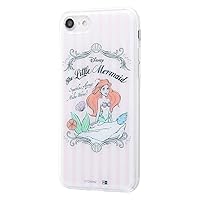 Disney iPhone SE (2nd Generation) / iPhone 8 / iPhone 7 Hybrid Case Cover Shockproof Shock Absorption [TPU Case + Back Panel Dresable] Lightweight Little Mermaid/My Dream IJ-DP7TP/AR027