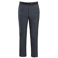 Mens Formal Trousers Casual Business Office Work Belted Smart Straight Leg Everpress Pants Size 30-50