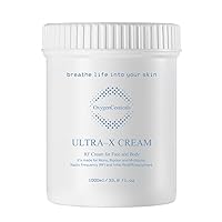 Ultra X Cream, 1000 ml/33.8 oz, All Skin Types, Face and body, Massage Cream, Radio Frequency Massage Cream