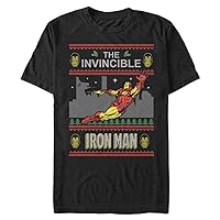 Marvel Big & Tall Comics Retro Iron Man Flight Sweater Men's Tops Short Sleeve Tee Shirt