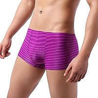 Men's Underwear Waist Boxer Low Underwear Men's Stripes Briefs Fashion Color Trend Comfortable Men's Underwear Mans Underwear