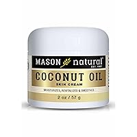 Coconut Oil Skin Cream - Premium Skin Conditioning Formula, Nourishing Body Moisturizer, Paraben Free, 2 OZ