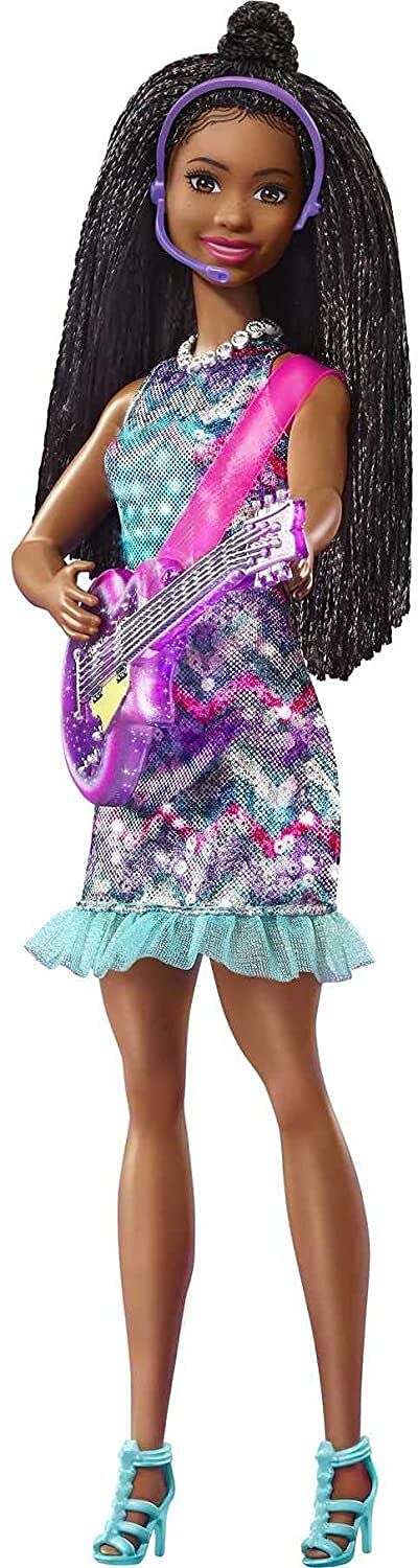 Barbie Big City, Big Dreams Singing Brooklyn Doll with Music, Light, Guitar & Accessories, Lift Hand to Activate