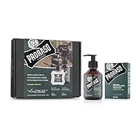 Proraso Beard Care Duo Kit for New or Short Beards with Beard Balm and Beard Wash, Cypress & Vetyver