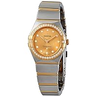Omega Constellation Quartz Diamond Champagne Dial Ladies Watch 131.25.25.60.58.001