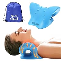 Neck Cloud - Cervical Traction Device,Cervical Neck Traction Device, Neck and Shoulder Relaxer,Neck Stretcher Cervical Traction for Tmj Pain Relief and Cervical Spine Alignment.