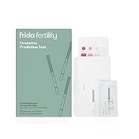 Frida Fertility Ovulation Test Kit | Easy at Home Ovulation Strips with Test Tracker and Prediction Log, Over 99% Accurate, Find Your 48 Hour Baby Making Window | 60 Ovulation Test Strips + Tracker