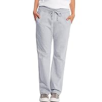 Hanes Womens French Terry Pocket Pant O4677_Light Steel_S
