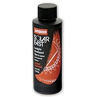 Jacquard SolarFast Dye - 4oz - Burnt Orange - Create Remarkably Detailed Photographs, Photograms, and Shadow-Prints on Paper or Fabric - Made in USA