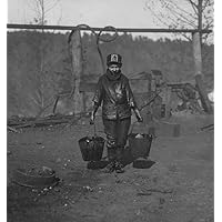 Frank a Miner Boy going home About 14 years old has worked in the mine helping father pick and load for three years was in hospital one year when leg had been crushed by coal car Poster Print (18 x 24