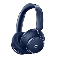 by Anker Space Q45 Adaptive Active Noise Cancelling Headphones, Reduce Noise by Up to 98%, 50H Playtime, App Control, LDAC Hi-Res Wireless Audio, Comfortable Fit, Clear Calls, Bluetooth 5.3