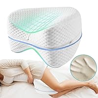 RSSK Pregnancy Body Memory Foam Pillow Orthopedic Knee Leg Wedge Pillow Cushion for Side Sleeper Sciatica Relief or Pillowcase