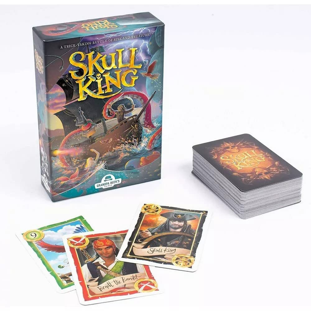 Grandpa Beck's Games Skull King - The Ultimate Pirate Trick Taking Game | from The Creators of Cover Your Assets & Cover Your Kingdom | 2-8 Players 8+