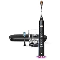 DiamondClean Smart Electric, Rechargeable Toothbrush for Complete Oral Care – 9300 Series, Black, HX9903/15