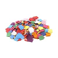 Hygloss Products Mosaic Squares - Tissue Paper Squares - 1 inch x 1 inch - Great for Arts & Crafts - Assorted Colors - 50 Each of 10 Colors - 500 Squares