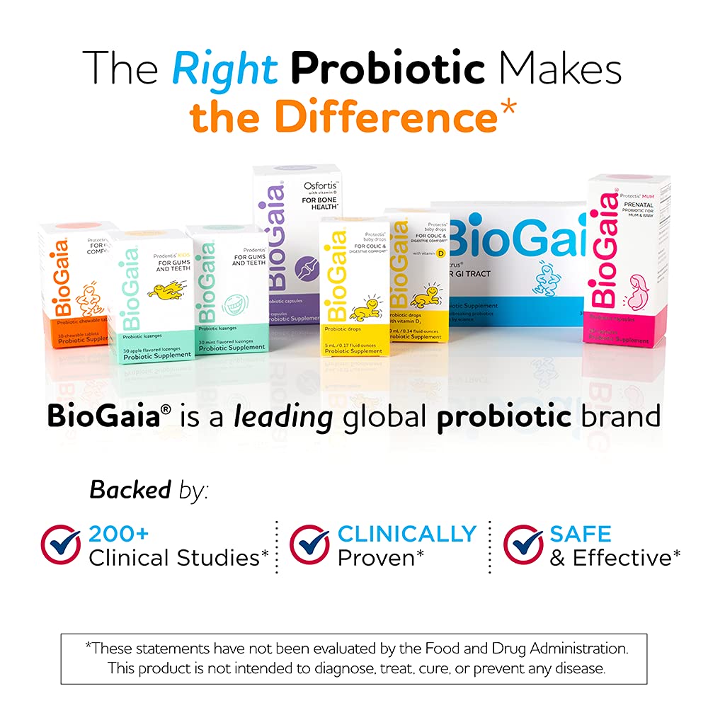 BioGaia Protectis Baby Probiotic Drops + Protectis Immune Active Kids Probiotic Bundle