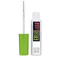 Great Lash Washable Clear Mascara Makeup for Eyelashes and Eyebrows, 2 Count