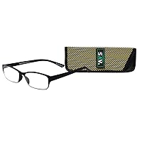 SAV Eyewear Men's Flex 2 5028 Black Reading Glasses, 1.5