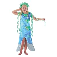 Gorgeous Girls Blue & Green Mermaid Costume Set (Medium Size) - Perfect for Dress-Up, Parties, Fairytale & Stories, Film & TV, Pretend Play, & Photo Shoots